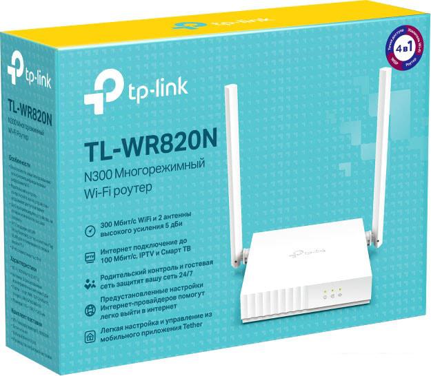 Wi-Fi роутер TP-Link TL-WR820N V2 - фото