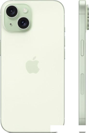 Смартфон Apple iPhone 15 Dual SIM 256GB (зеленый) - фото