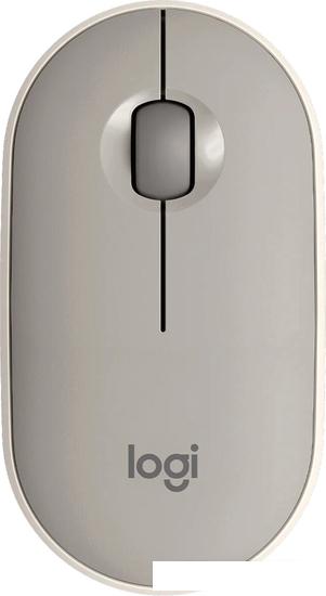 Мышь Logitech M350 Pebble (песочный) - фото