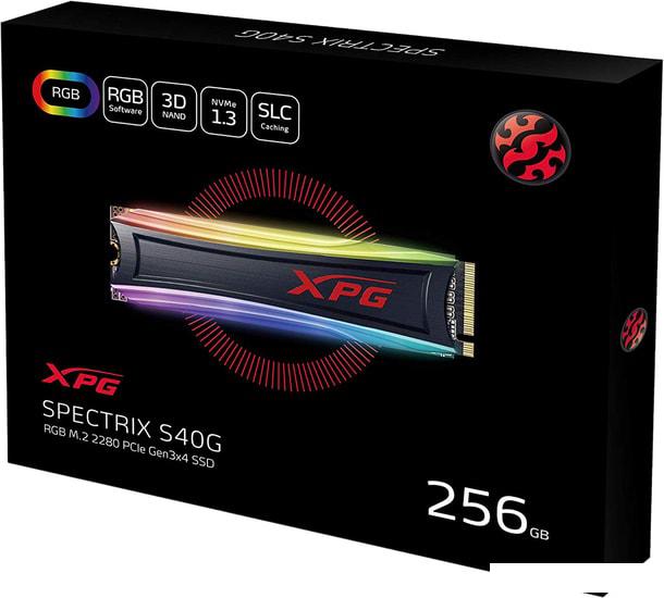 SSD A-Data XPG Spectrix S40G RGB 256GB AS40G-256GT-C - фото