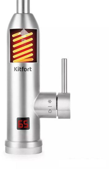 Проточный электрический водонагреватель-кран Kitfort KT-4032 - фото