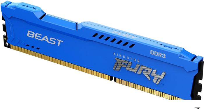 Оперативная память Kingston FURY Beast 4ГБ DDR3 1600 МГц KF316C10B/4 - фото