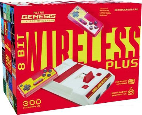 Игровая приставка Retro Genesis 8 Bit Wireless Plus (2 геймпада, 300 игр) - фото