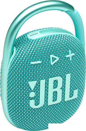 Беспроводная колонка JBL Clip 4 (бирюзовый) - фото