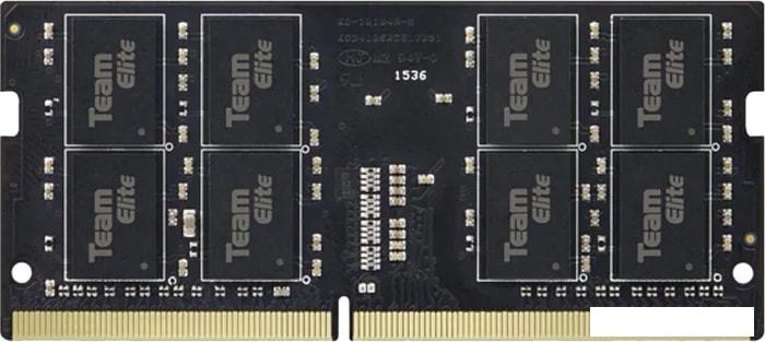 Оперативная память Team Elite 8GB DDR4 SODIMM PC4-21300 TED48G2666C19-S01 - фото