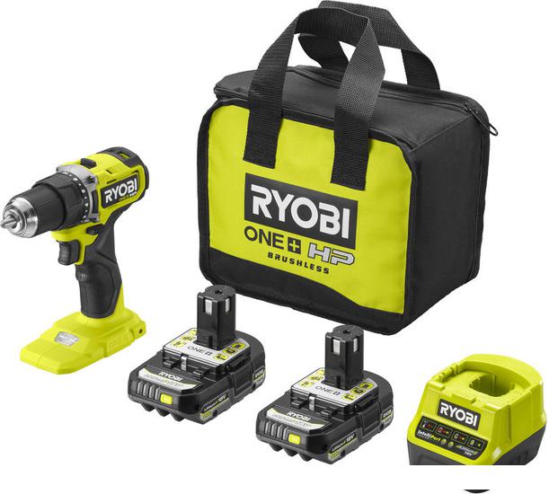 Дрель-шуруповерт Ryobi HP RDD18C-220S 5133004980 (с 2-мя АКБ) - фото