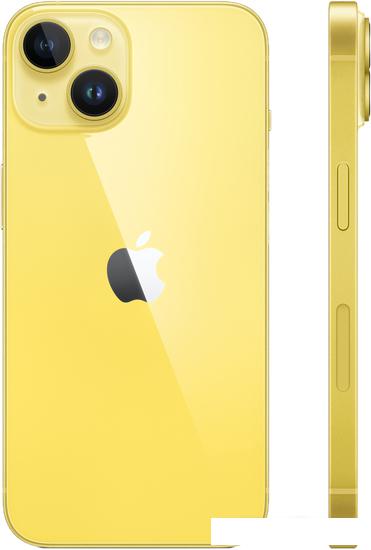 Смартфон Apple iPhone 14 128GB (желтый) - фото