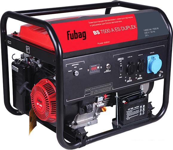 Бензиновый генератор Fubag BS 7500 A ES Duplex - фото