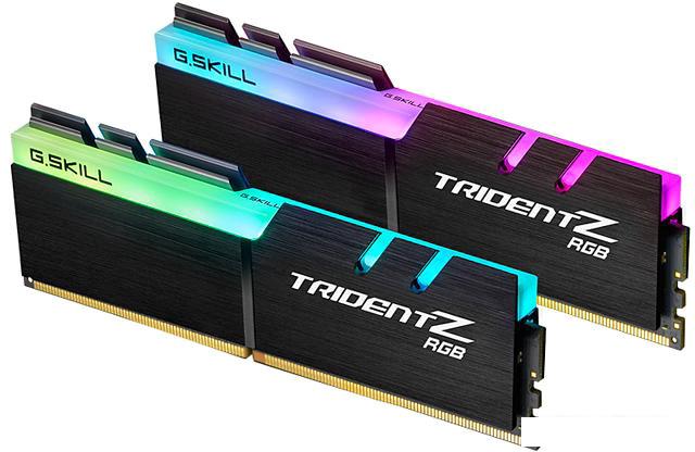 Оперативная память G.Skill Trident Z RGB 2x16GB DDR4 PC4-28800 F4-3600C16D-32GTZRC - фото