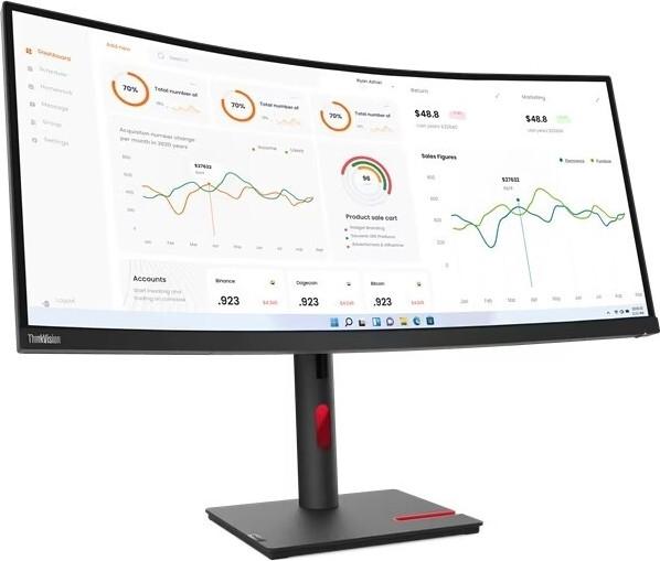 Монитор Lenovo ThinkVision T34w-30 63D4GAT1EU - фото