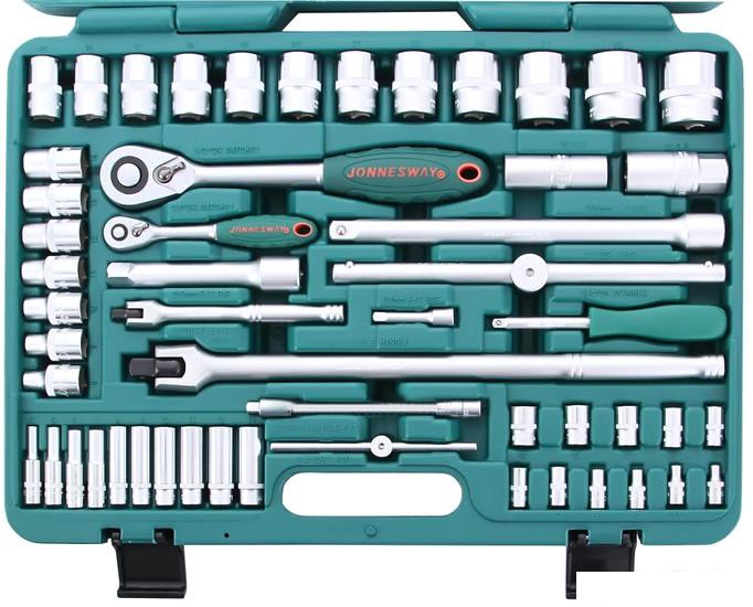 Универсальный набор инструментов Jonnesway S04H52483S 83 предмета - фото