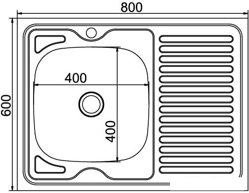 Кухонная мойка Mixline 527970 - фото