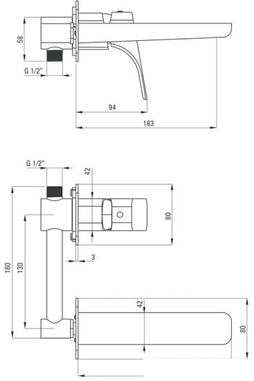 Смеситель Deante Hiacynt BQH N54L - фото