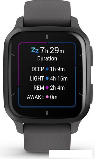 Умные часы Garmin Venu Sq 2 (темно-серый) - фото