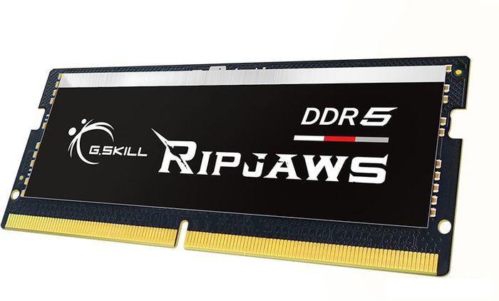 Оперативная память G.Skill Ripjaws 16ГБ DDR5 SODIMM 4800 МГц F5-4800S3434A16GX1-RS - фото