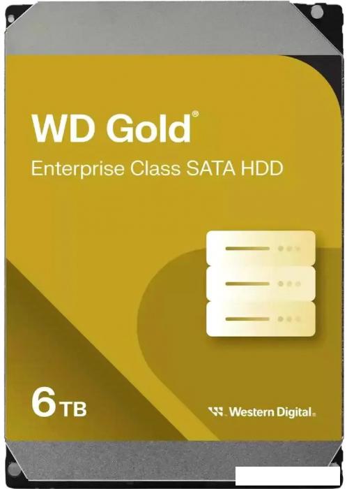 Жесткий диск WD Gold 6TB WD6004FRYZ - фото