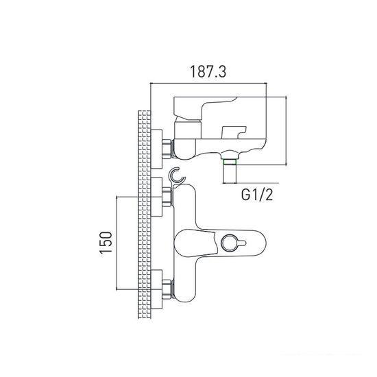 Смеситель Gross Aqua Space 2515288СW - фото