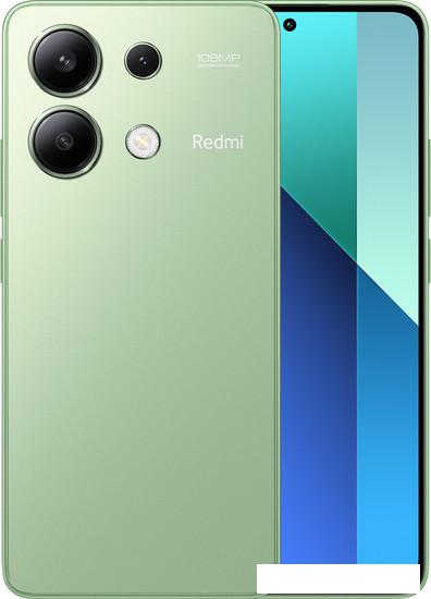 Смартфон Xiaomi Redmi Note 13 8GB/128GB с NFC международная версия (мятно-зеленый) - фото