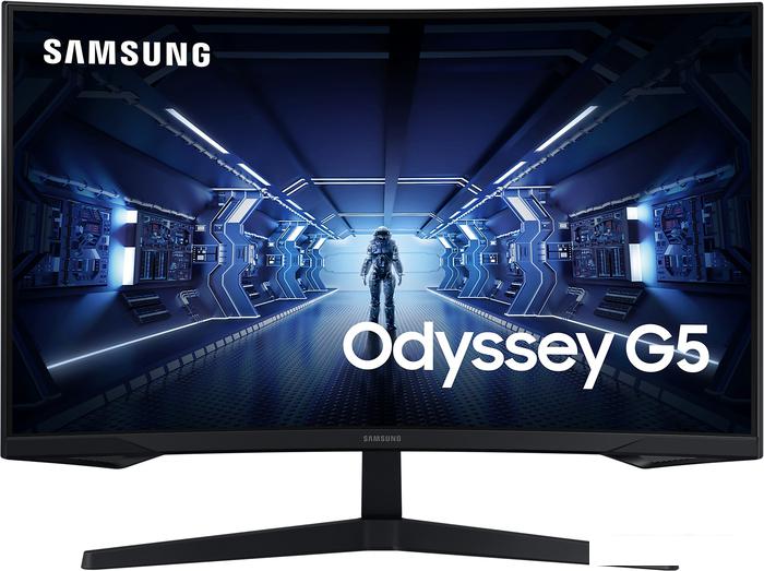 Игровой монитор Samsung Odyssey G5 LC27G55TQBIXCI - фото