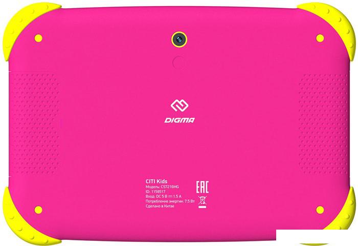 Планшет Digma CITI Kids CS7216MG 32GB 3G (розовый) - фото