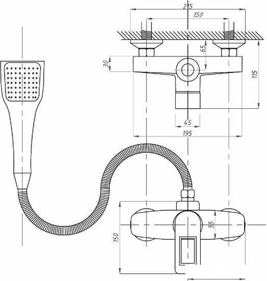 Смеситель Fauzt FZs-W17 - фото