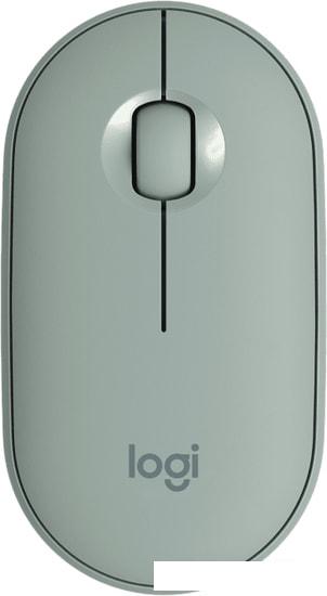 Мышь Logitech M350 Pebble (эвкалипт) - фото