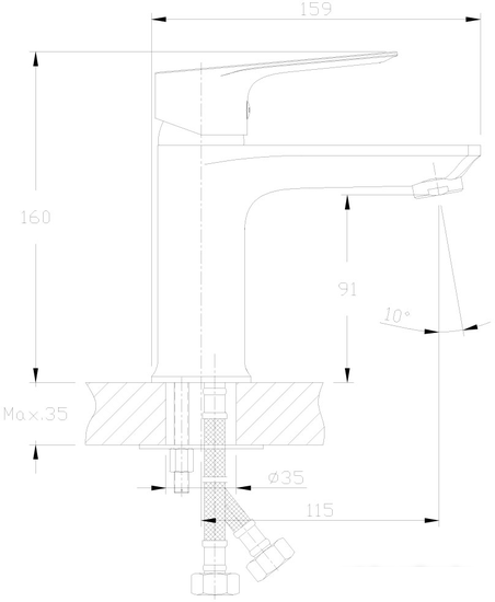 Смеситель Rossinka Silvermix RS27-11 - фото