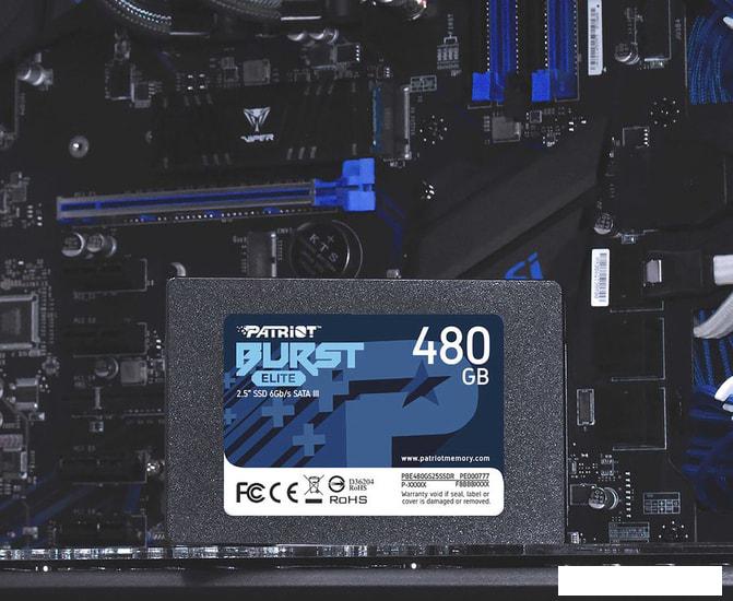 SSD Patriot Burst Elite 480GB PBE480GS25SSDR - фото