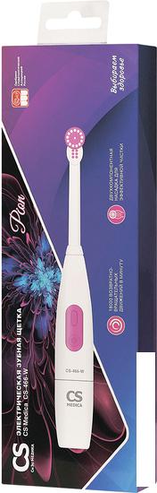 Электрическая зубная щетка CS Medica CS-466-W (белый/розовый) - фото