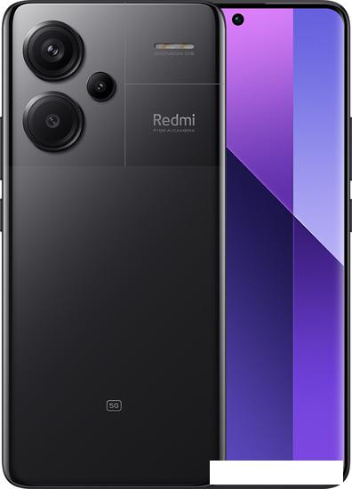 Смартфон Xiaomi Redmi Note 13 Pro+ 5G 8GB/256GB с NFC международная версия (полуночный черный) - фото