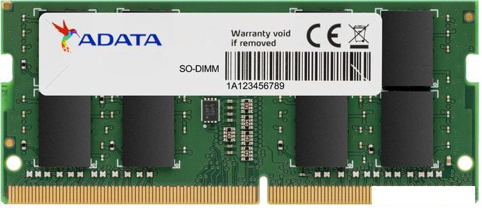 Оперативная память A-Data Premier 16GB DDR4 SODIMM PC4-21300 AD4S266616G19-SGN - фото