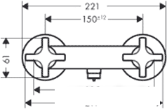 Смеситель Hansgrohe Logis Classic 71260000 - фото