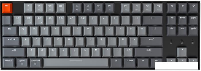 Клавиатура Keychron K8 White LED K8-G3-RU (Gateron G Pro Brown) - фото