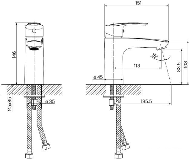 Смеситель IDDIS Ray RAYBL00i01 - фото