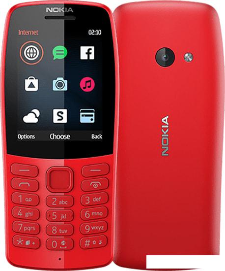 Мобильный телефон Nokia 210 (красный) - фото