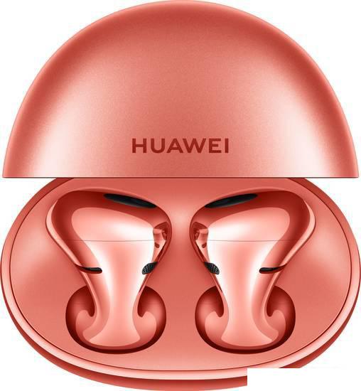 Наушники Huawei FreeBuds 5 (оранжевый коралл, международная версия) - фото