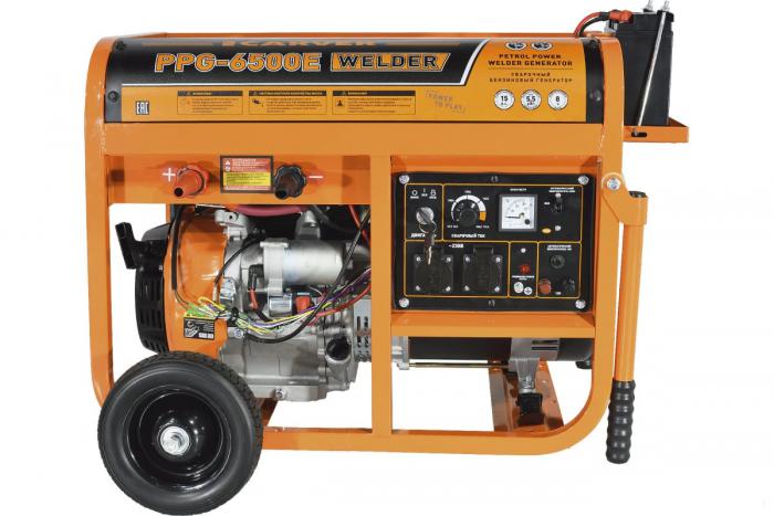 Бензиновый генератор Carver PPG-6500E Welder - фото