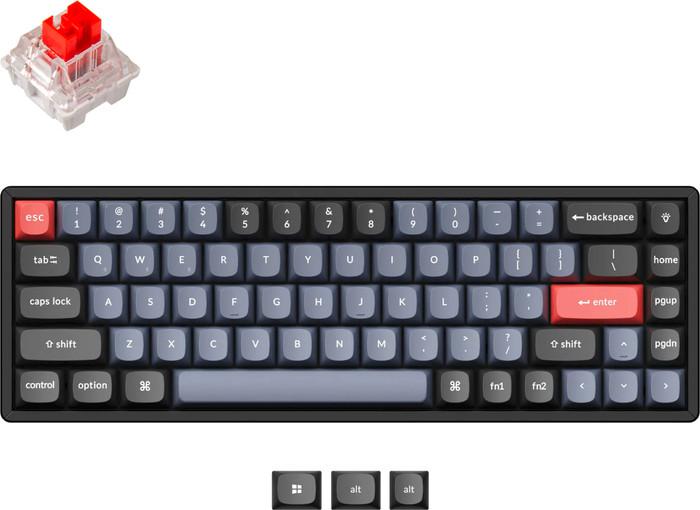 Клавиатура Keychron K6 Pro RGB K6P-J1-RU (Keychron K Pro Red) - фото
