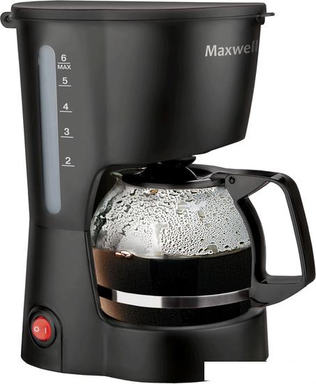 Капельная кофеварка Maxwell MW-1657 BK - фото