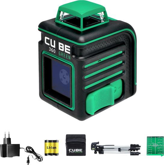 Лазерный нивелир ADA Instruments Cube 360 Green Professional Edition А00535 - фото