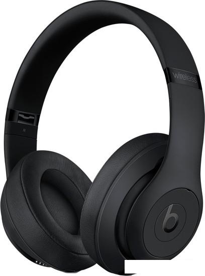 Наушники с микрофоном Beats Studio3 Wireless (Matte Black) - фото