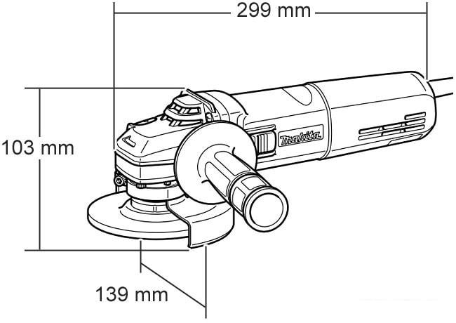 Угловая шлифмашина Makita 9565 CR - фото