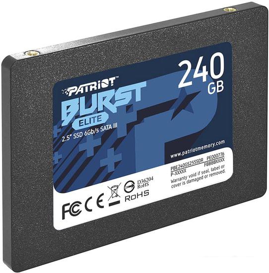 SSD Patriot Burst Elite 240GB PBE240GS25SSDR - фото