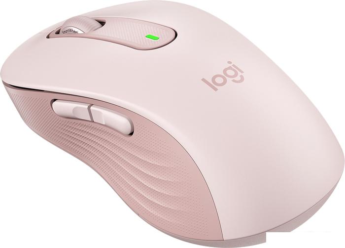 Мышь Logitech Signature M650 L (светло-розовый) - фото