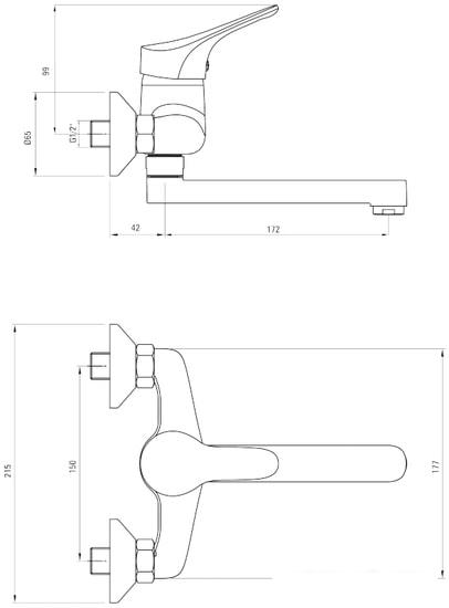 Смеситель Deante Joko BOJ 050M - фото