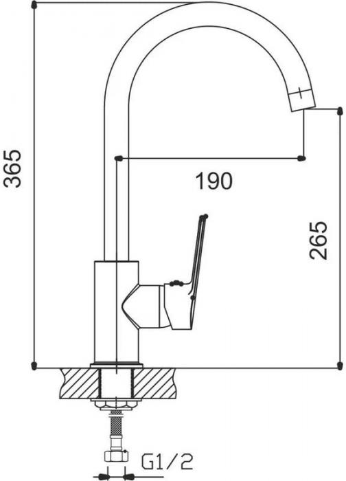 Смеситель Gota Rocio Elche 022310-GOTA - фото