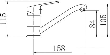 Смеситель Fashun A4516 - фото