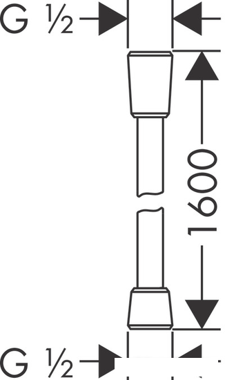 Душевой шланг Hansgrohe Isiflex 28276140 (бронзовый) - фото