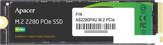 SSD Apacer AS2280P4U 512GB AP512GAS2280P4U-1 - фото