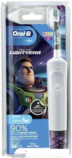 Электрическая зубная щетка Oral-B Vitality D100 Kids Lightyear - фото